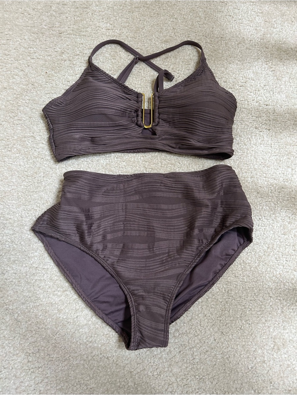 NWOT Cupshe Brown Bikini